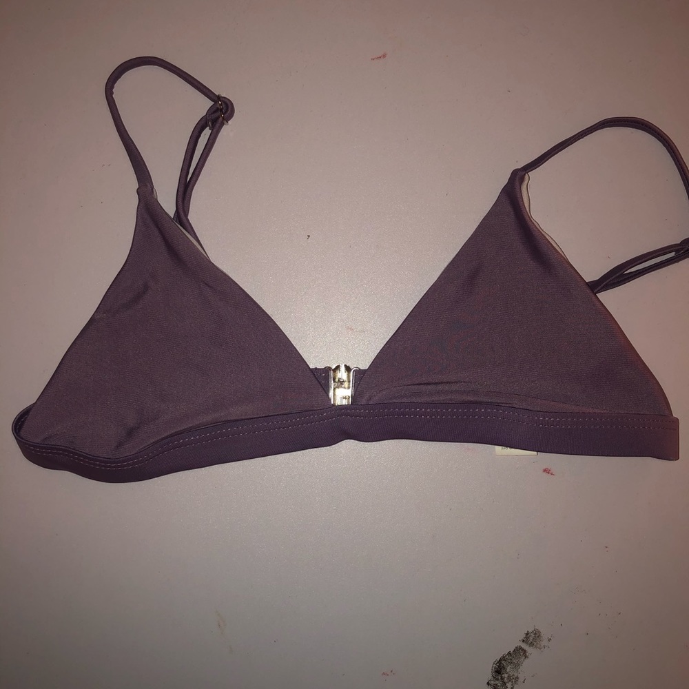 Purple swim top